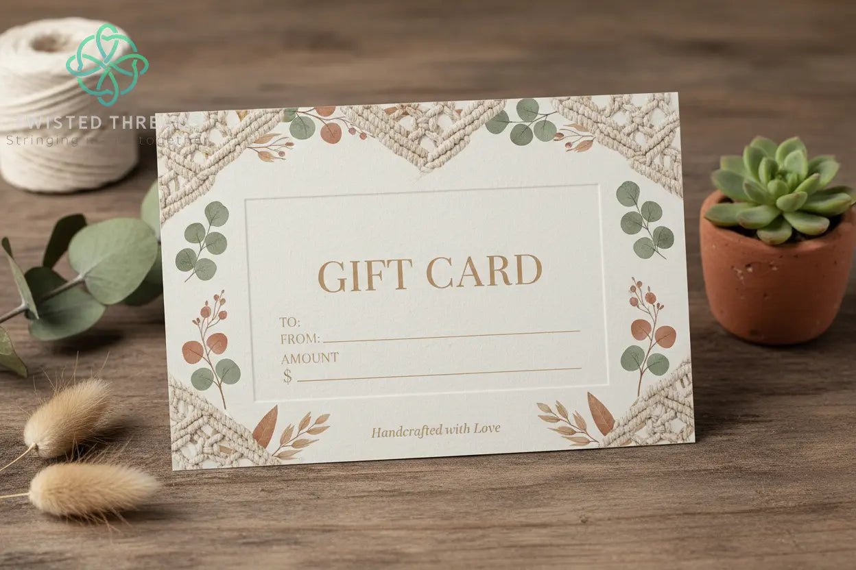 Gift Card - Twisted  Threads Au - Twisted Threads Au