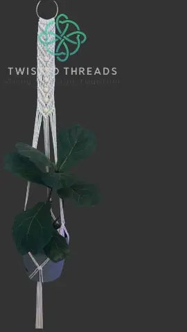 Macrame Plant hangers - Twisted Threads Au
