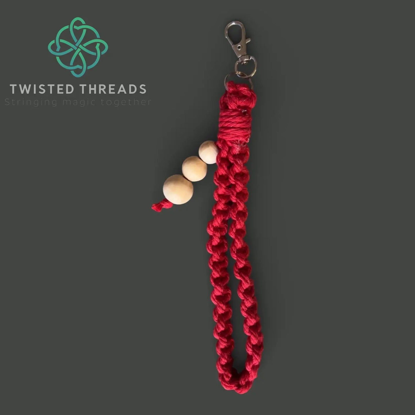 Square Knot Wristlet - Large - Twisted Threads Au