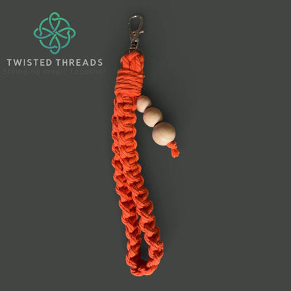 Square Knot Wristlet - Large - Twisted Threads Au