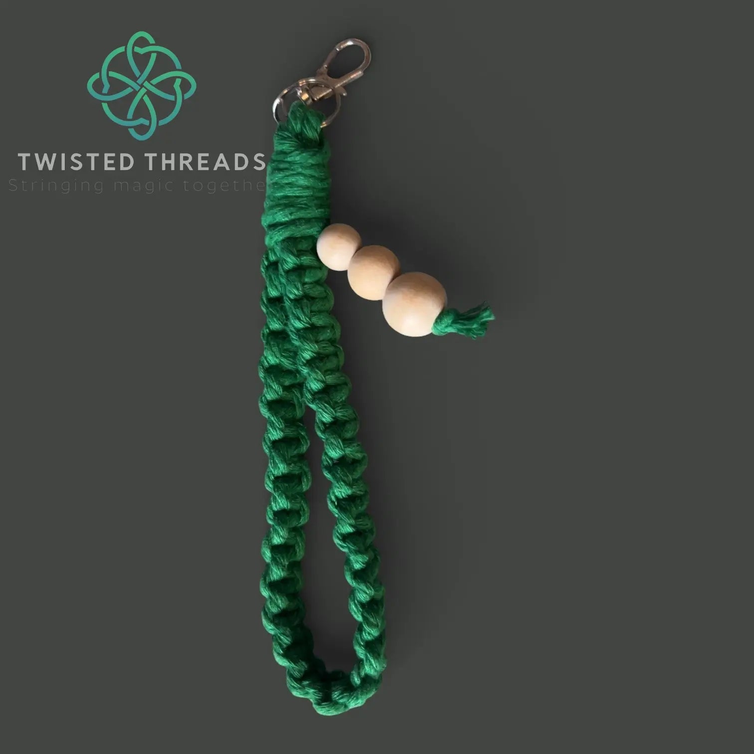 Square Knot Wristlet - Large - Twisted Threads Au