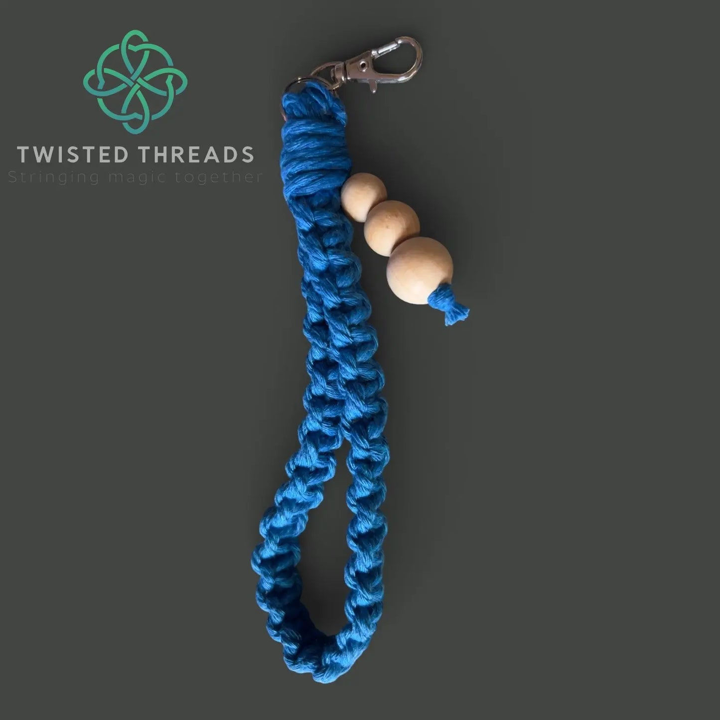 Square Knot Wristlet - Large - Twisted Threads Au