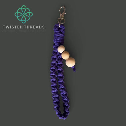 Square Knot Wristlet - Large - Twisted Threads Au