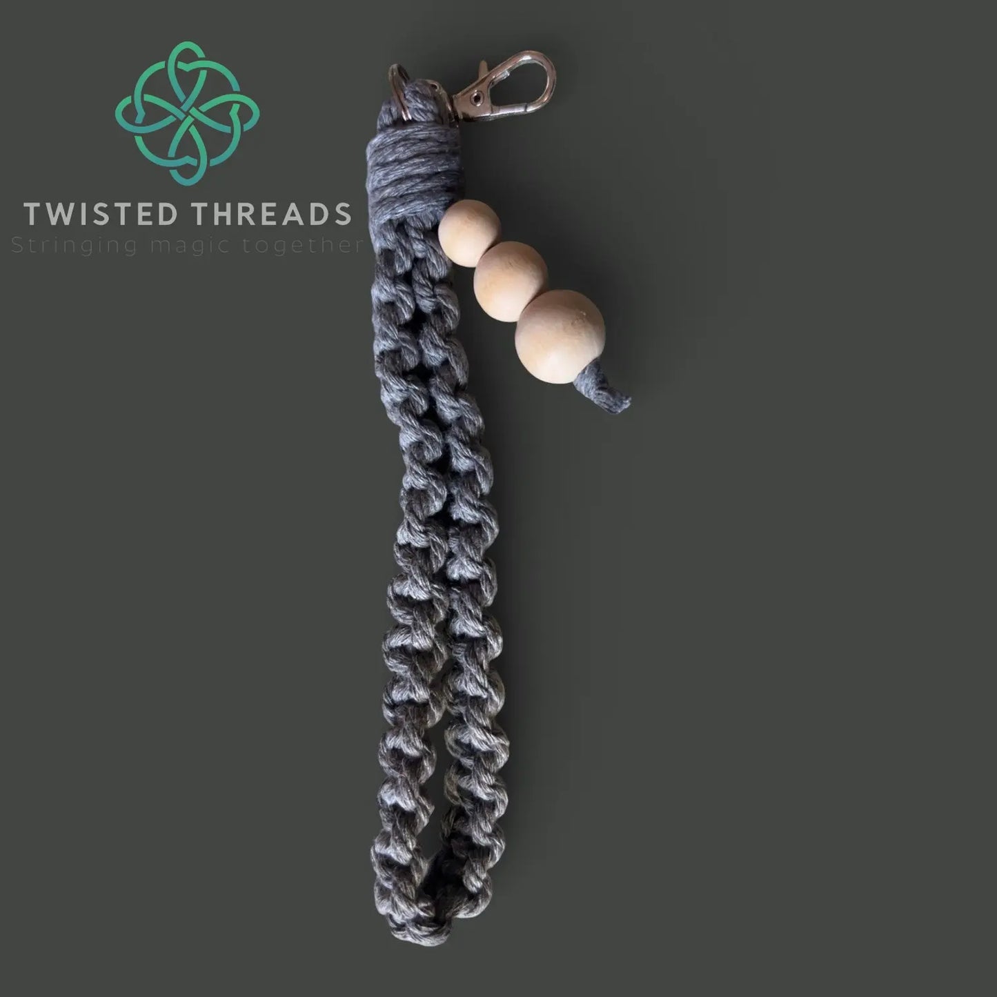 Square Knot Wristlet - Large - Twisted Threads Au