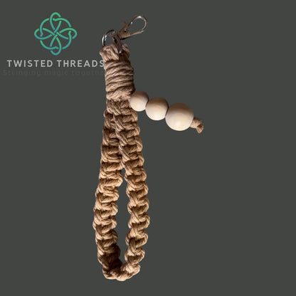 Square Knot Wristlet - Large - Twisted Threads Au