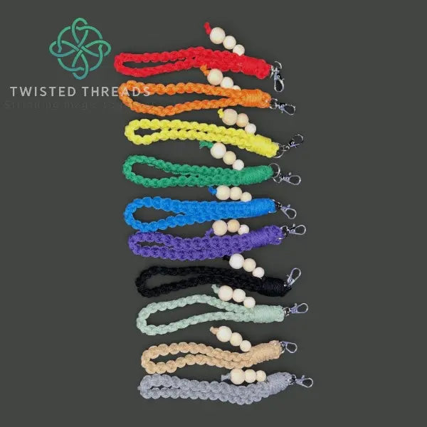 Square Knot Wristlet - Large - Twisted Threads Au